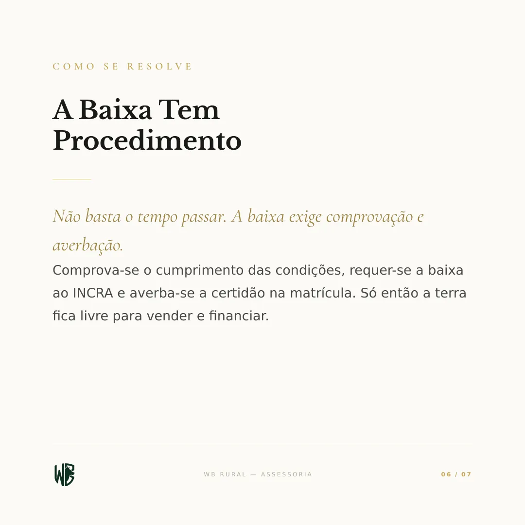 A Cláusula que Trava a Venda da sua Terra — slide 6