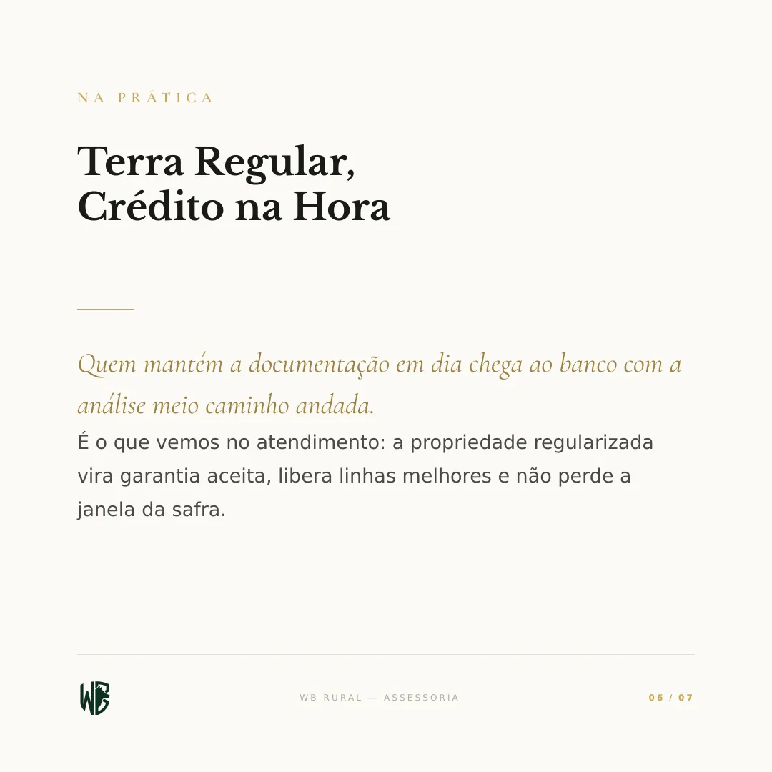 Antes do Crédito, o Banco Lê Sua Matrícula. — slide 6