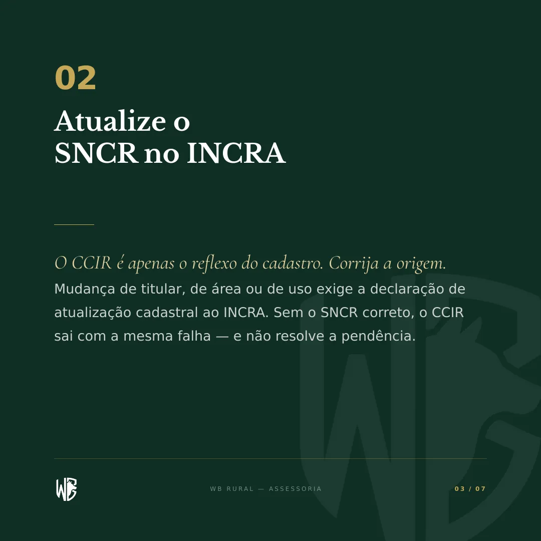 Sem CCIR em Dia, a Terra Não Se Move. — slide 3
