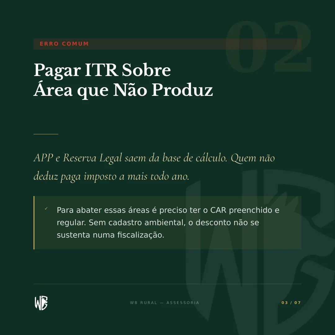Seu ITR Pode Estar Travando a Venda da Terra — slide 3