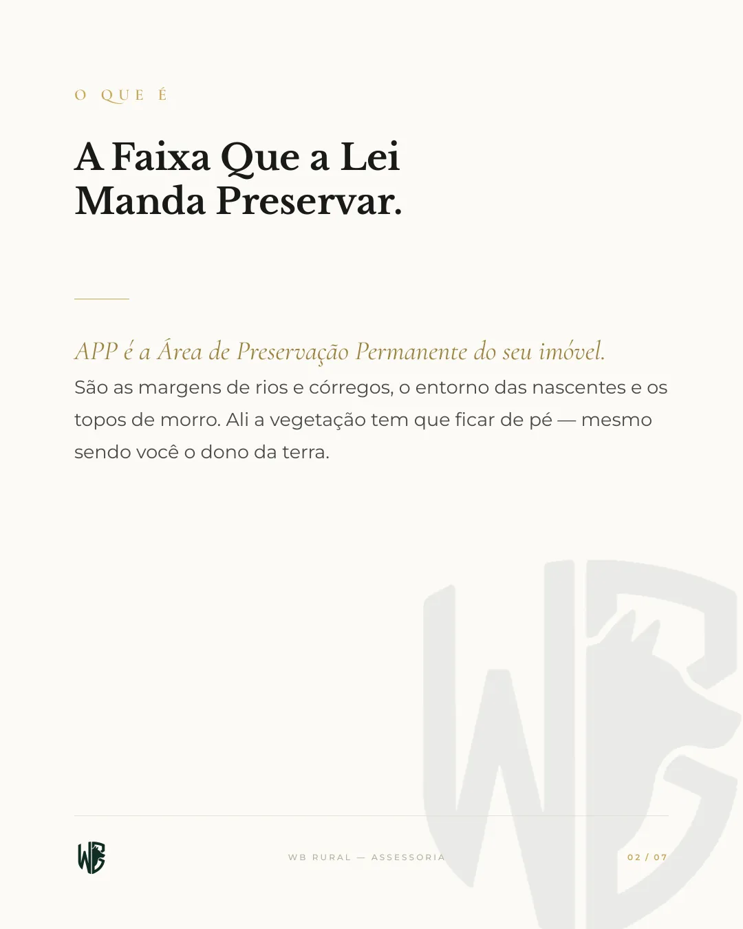 Parte da Sua Terra Você Não Pode Usar. — slide 2