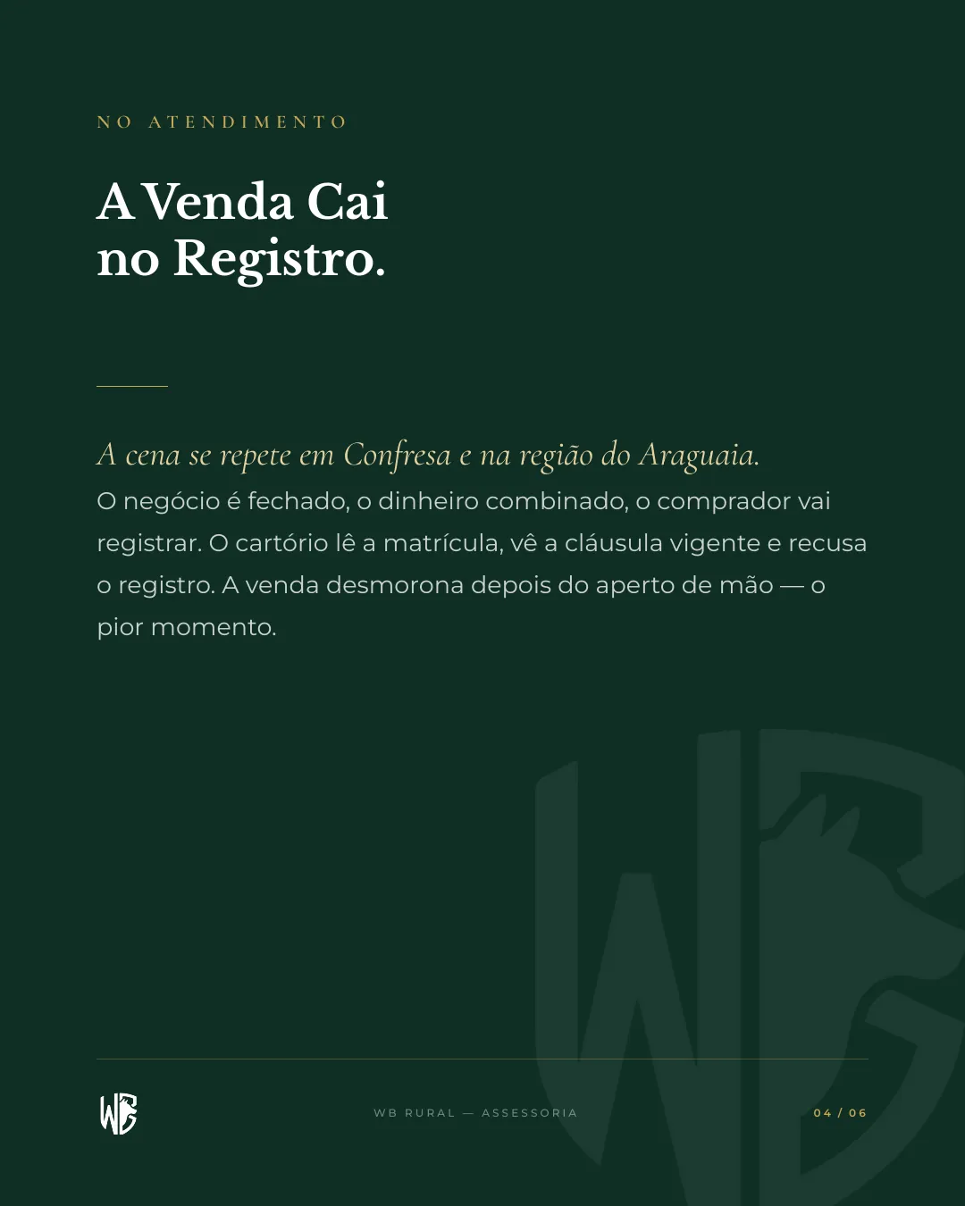 Sua Terra Ainda Não Pode Vender. — slide 4