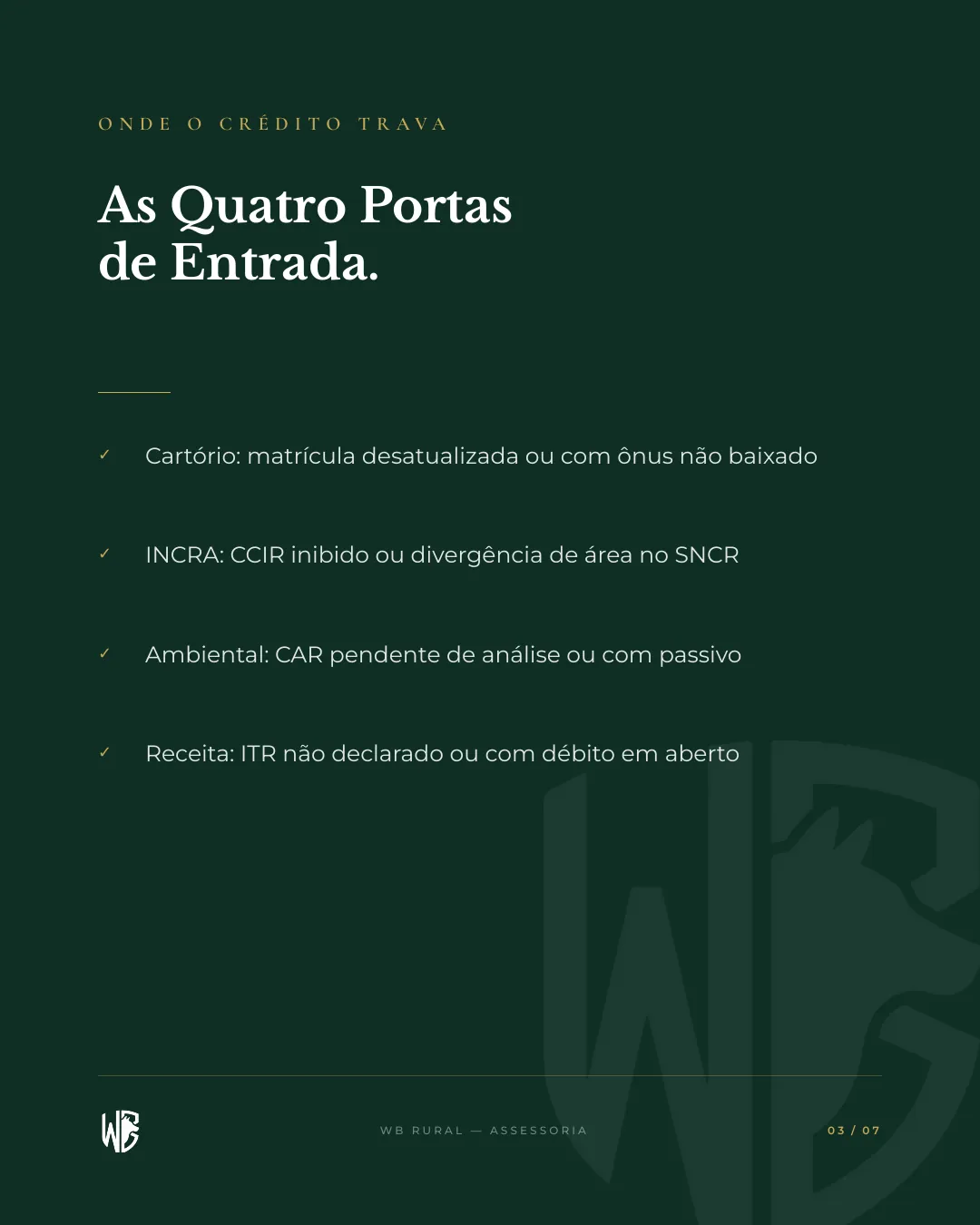 O Banco Não Negou. Seu Documento Negou. — slide 3