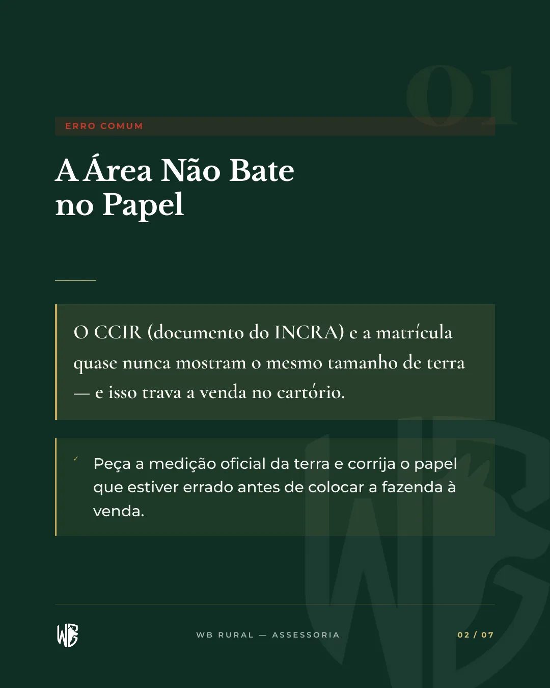 5 Erros Que Travam a Venda da Fazenda — slide 2