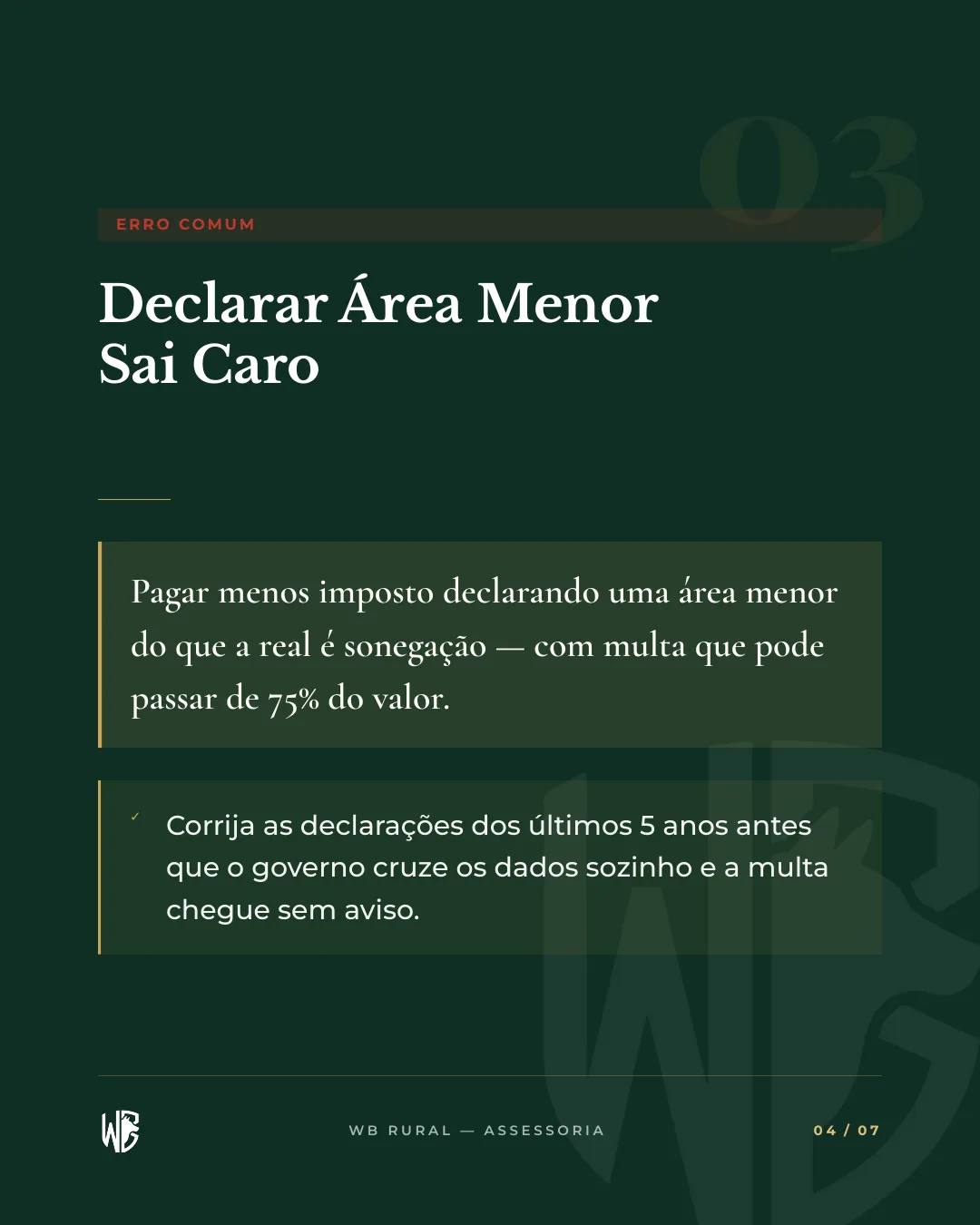 5 Erros Que Travam a Venda da Fazenda — slide 4