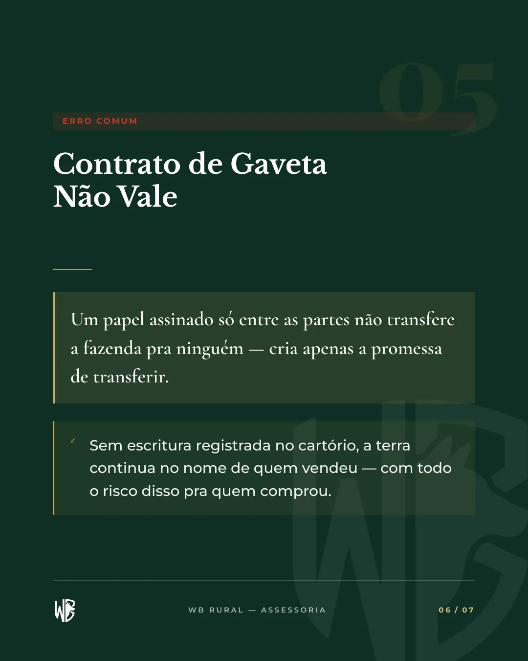 5 Erros Que Travam a Venda da Fazenda — slide 6