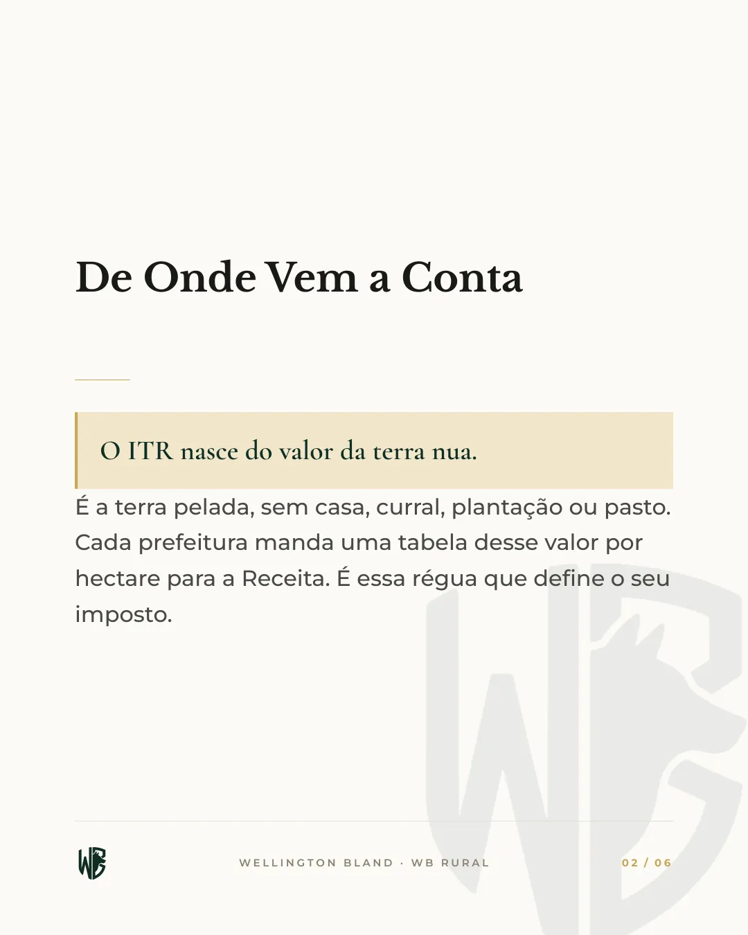 Seu ITR Pode Estar Caro Sem Precisar. — slide 2