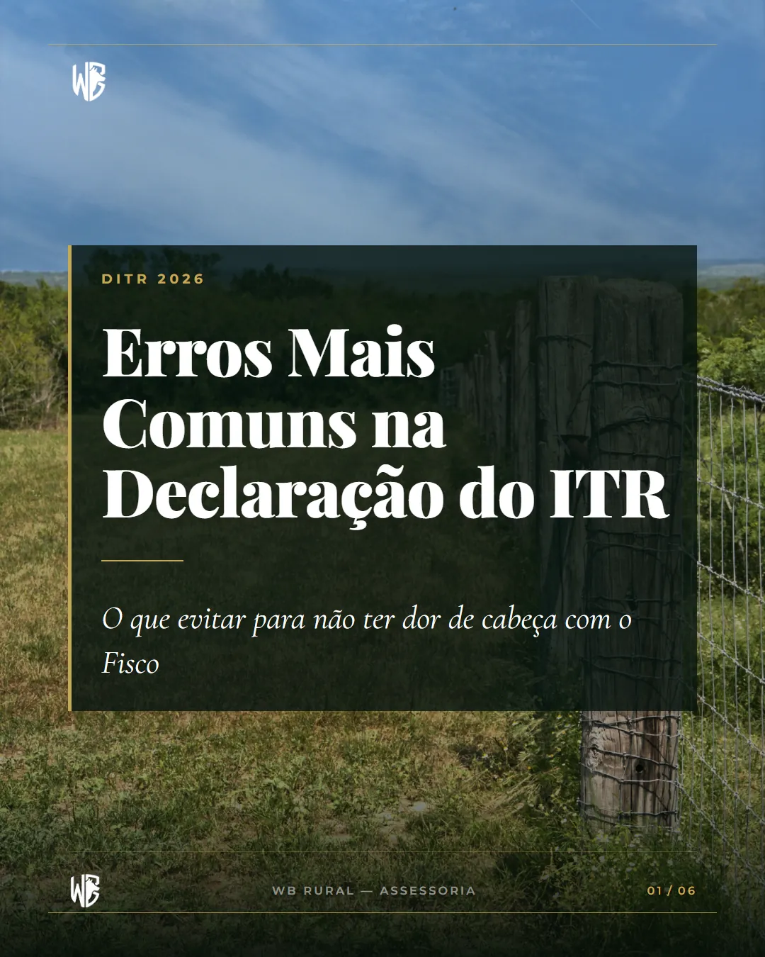 Erros Mais Comuns na Declaração do ITR — slide 1