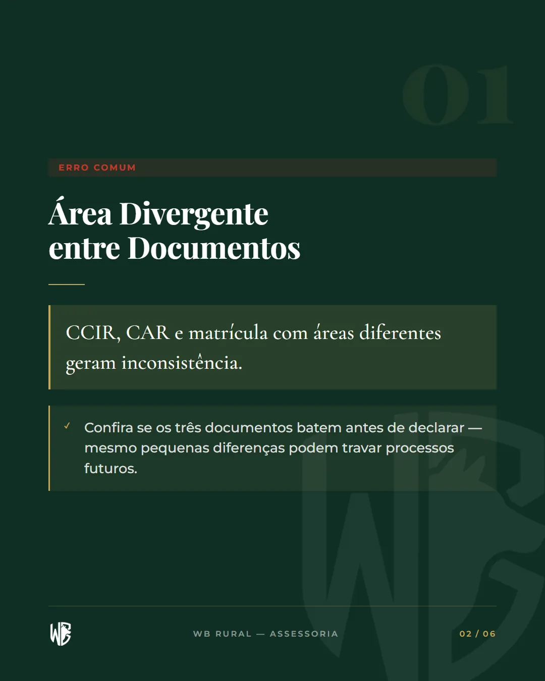 Erros Mais Comuns na Declaração do ITR — slide 2