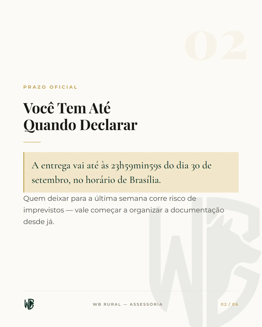 A Declaração do ITR 2026 Começa Hoje — slide 2