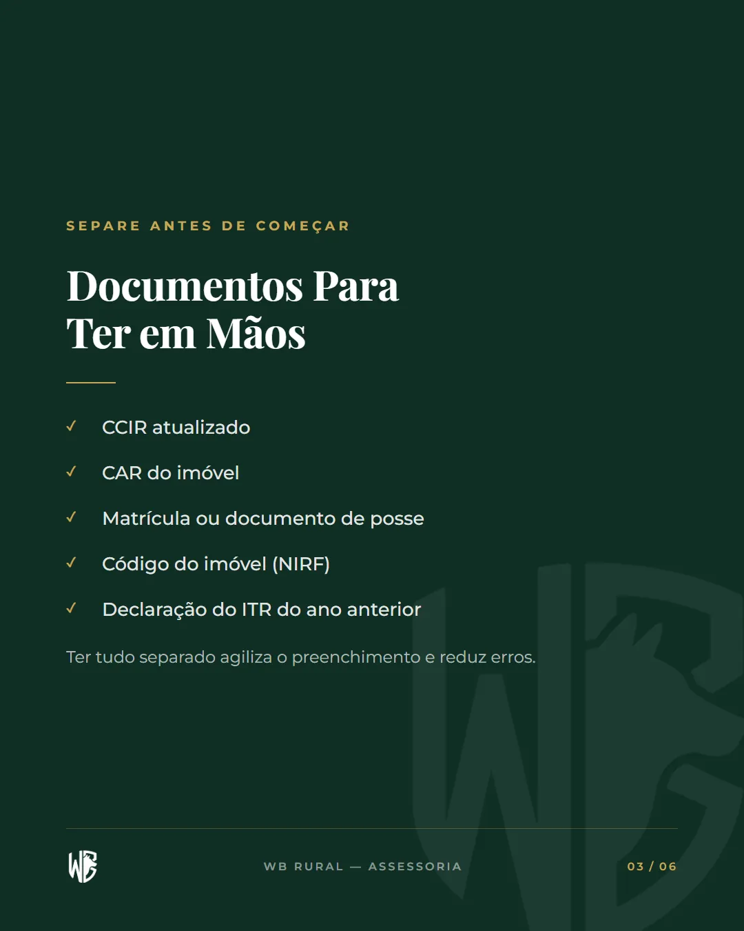 A Declaração do ITR 2026 Começa Hoje — slide 3