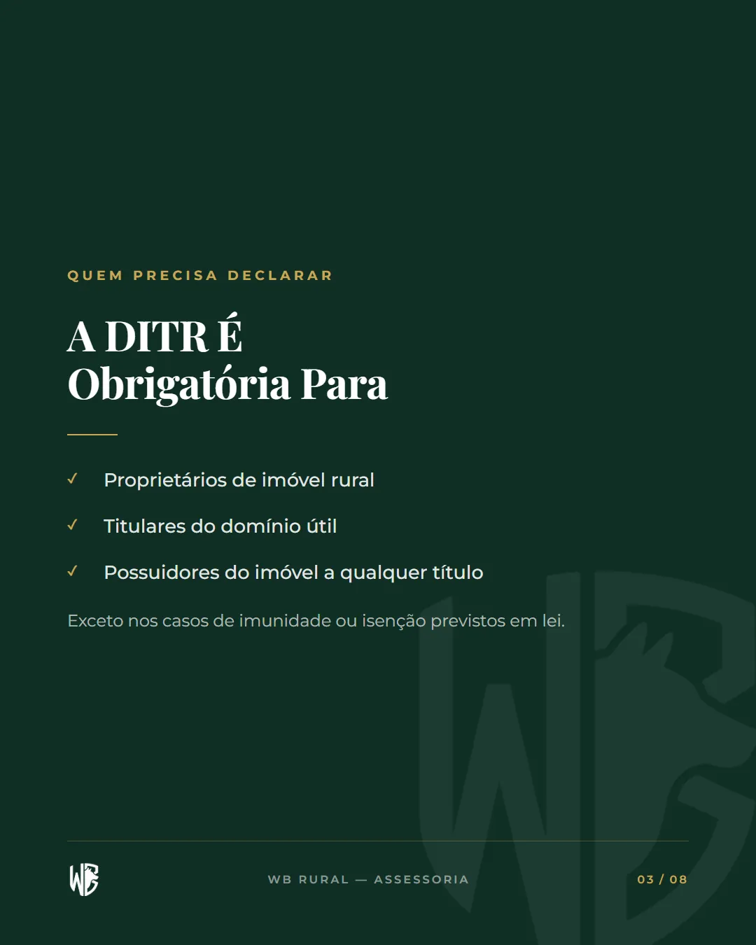 O Prazo Para Declarar o ITR Já Está Aberto — slide 3