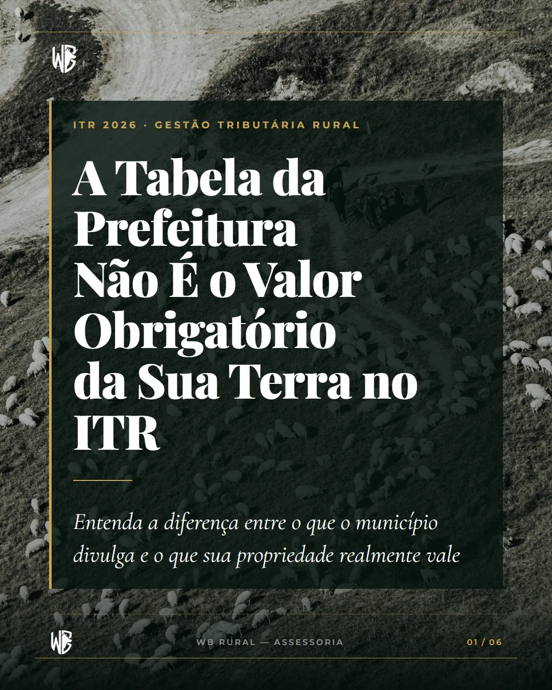 A Tabela da Prefeitura Não É o Valor Obrigatório da Sua Terra no ITR — slide 1