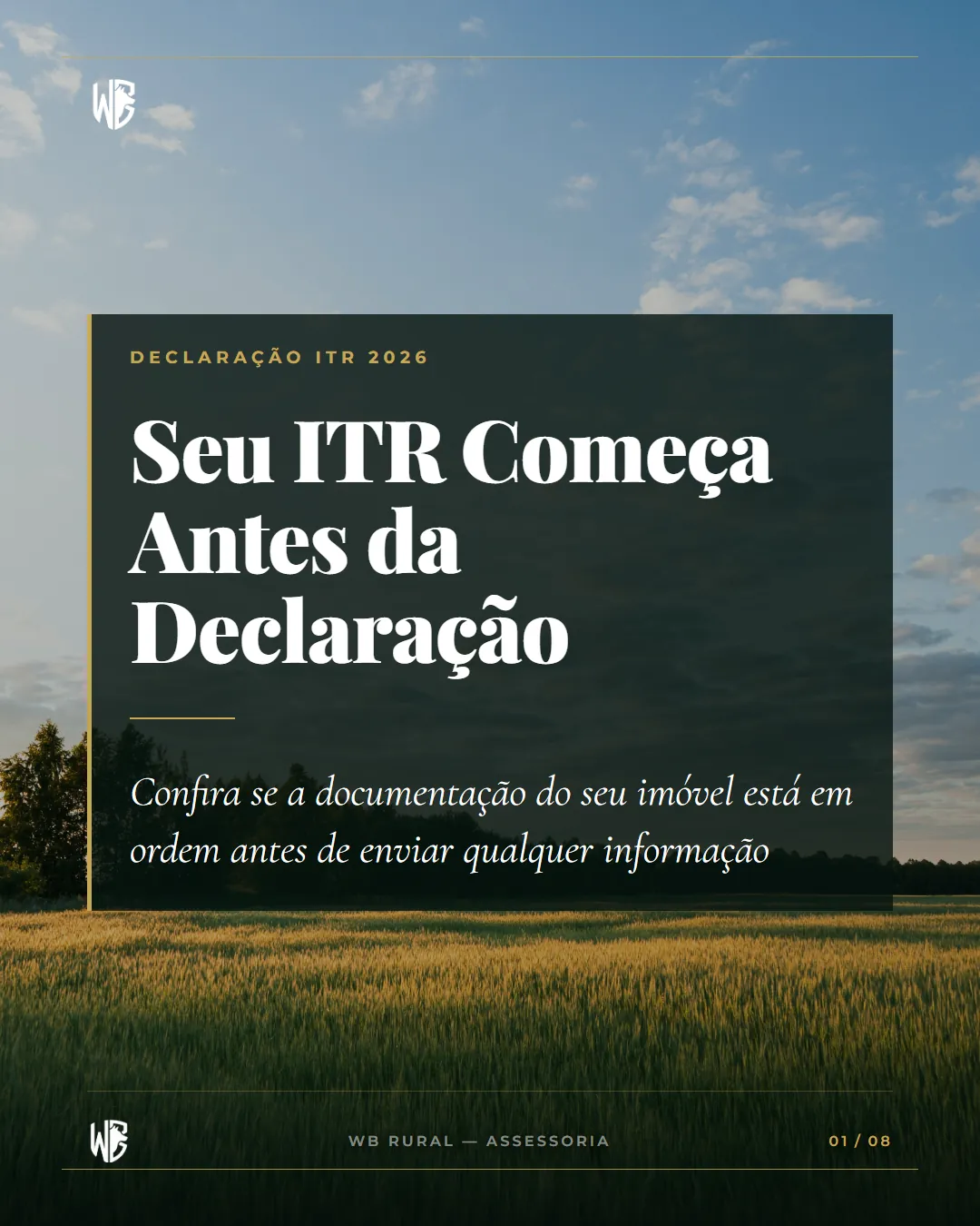 Seu ITR Começa Antes da Declaração — slide 1